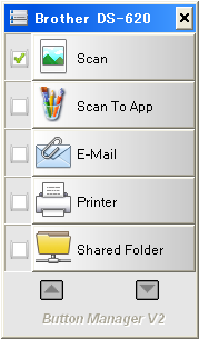 Konfigurace panelu tlačítek V programu Button Manager V2 můţete upravovat tlačítka panelu tlačítek, měnit názvy tlačítek, aktualizovat výchozí nastavení a upravovat vlastnosti skenování včetně