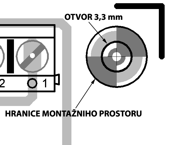 Obr. 28 Model konstrukce Obr. 29 Montážní otvor 8.5 JAK ŘEŠIT CHLAZENÍ A NAPÁJENÍ OBVODU?