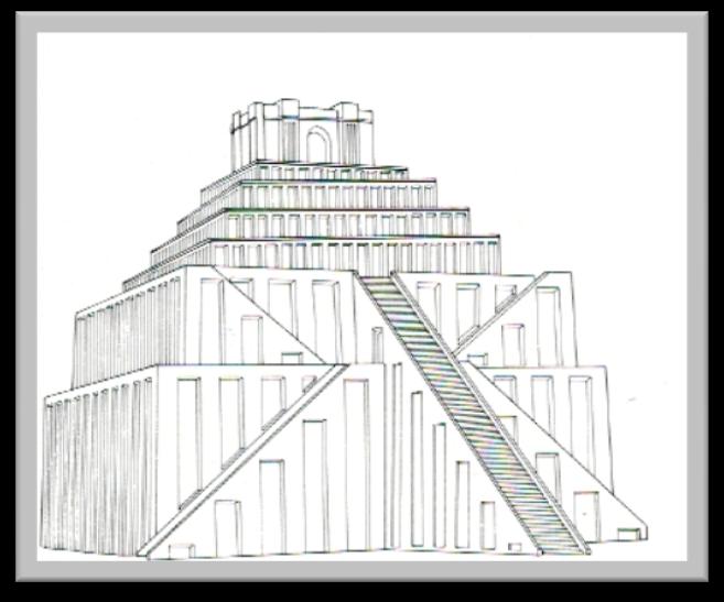 Ur-Nammuův zikkurat v Uru zikkurat = stupňovitá věž typická stavba sumerských měst, např.
