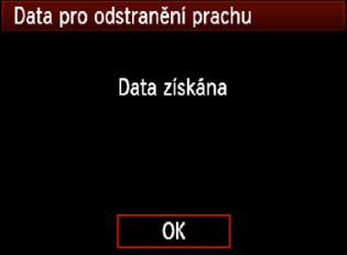 3 Vložení dat pro odstran ní prachun 3 Data pro odstran ní prachu Vyfotografujte jednolit bílý objet.