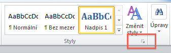 Vytvoření nového stylu Word nabízí mnoho druhů stylů, ale zároveň nám umožňuje vytvářet vlastní styly.