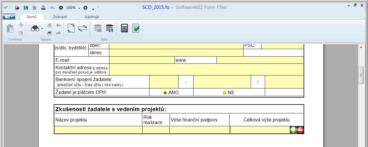 Žádosti zaslané jinými prostředky (např. faxem, e-mailem a přes Informační systém datových schránek - ISDS) nebo doručené na jiné adresy budou odmítnuty.