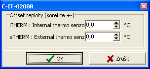 3.41. C-IT-0200R 3.41. C-IT-0200R Modul teplotního čidla v interierových designech firmy ABB je určen k prostorovému měření teploty. Obsahuje 2 teplotní senzory.