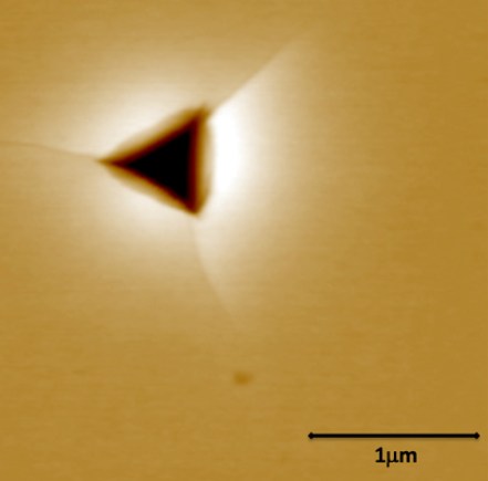 NANOINDENTACE AFM sonda na