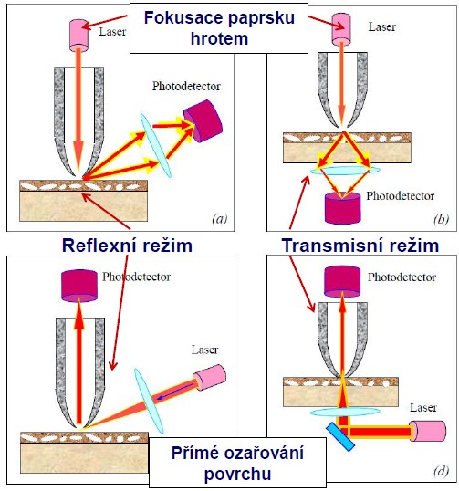 vzorkem sbíráno inverzním mikroskopem V