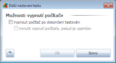 Editace nastavení testu Anti-Rootkit test se spouští vždy ve výchozím nastavení a editace testu je dostupná pouze v Pokročilém nastavení AVG / Anti-Rootkit.