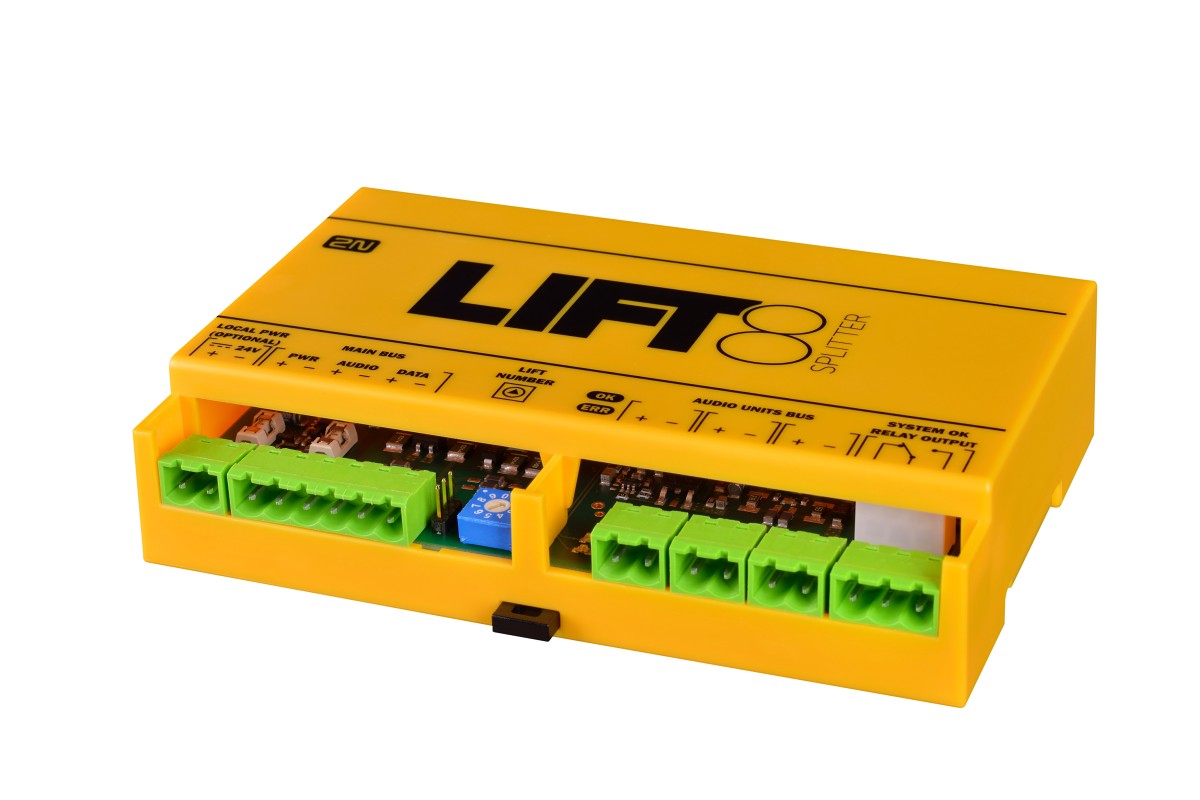 918620E 2N Lift8 Splitter Obrázek: 2N Lift8 Splitter Slouží k propojení centrální jednotky s hláskami