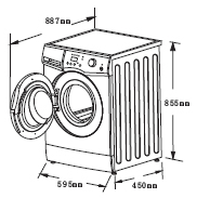 TECHNICKÉ ÚDAJE -Typ AWCA10D (AWA510D) -Nominální napětí 230V / ~50Hz.