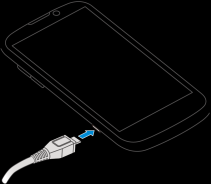 Installing the microsd card NOTE: microsd logo of the SD Card