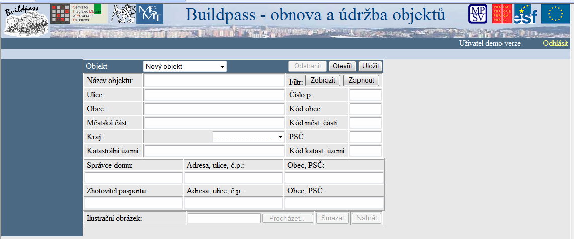 Aplikace Buildpass