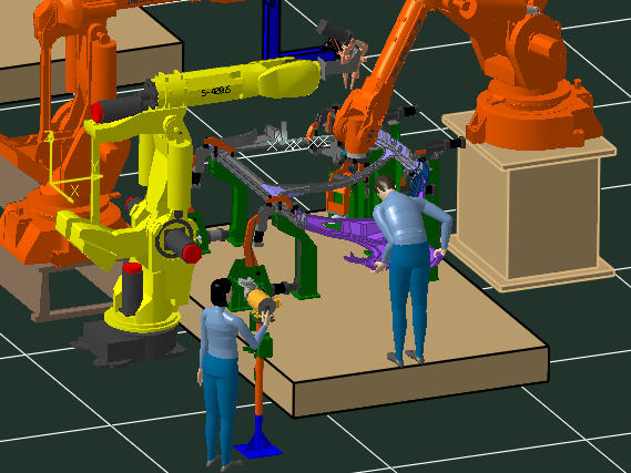 Úvod do prostředí V5 - seznámení s prostředím Delmia Human Builder (MHB) - vytvoření modelu lidského těla - manipulace s modelem - práce s katalogy Human Measurement Editor (MHM) - nastavení