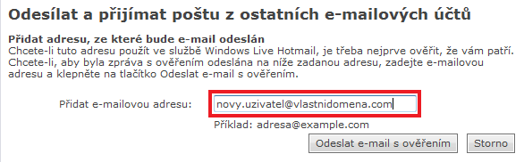 8. Nová pošta Chce-li uživatel napsat novou e-mailovou zprávu, stačí kliknout na tlačítko. Otevře se následující okno, ve kterém má uživatel k dispozici několik možných voleb.