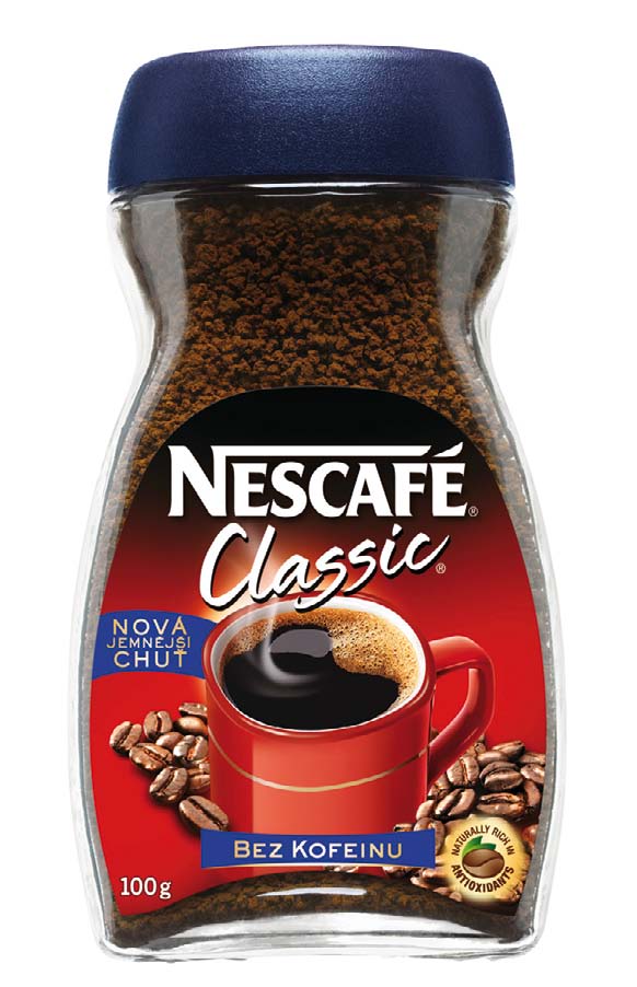 SUPER CENA Nescafé bez kofeinu 100g 44 90 Jihlavanka Standard inst.