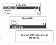 136 Audiopřehrávače Jakmile zařízení ukončí čtení informací v paměťovém zařízení USB, začne automaticky hrát od stopy 1.