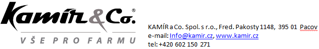 10. Objednací čísla Objednávací čílslo AKO/Kamír Popis Obrázek GSM-ALARM-1 3117 GSM-ALARM 371018 9082 Síťový adaptér pro GSM-Alarm 371019