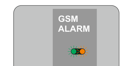 2.5 Instalace, popis signalizace LED diodami Po provedení bodů 2.1 a 2.2 se začíná GSM alarm instalovat.