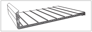 Pro obložení špalet jsou určené horní a boční profily ostění, které se vyrábí ve dvou šířkách - 280 mm (krycí šířka je 270 mm) a 115 mm (krycí šířka je 105 mm).