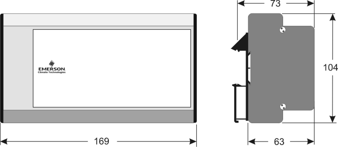 Rozměry modul EXD-U záložní zdroj ECP-024 Transformátor ECT-623 75 62 82