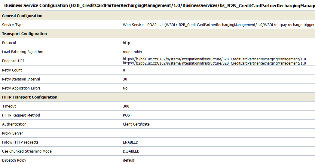 vytvoření service key providera, který poskytuje informace o mapování java keystore se sluţbou. vytvoření zabezpečené proxy service Obrázek č.