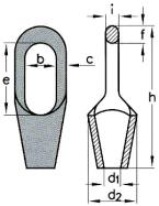 KLÍNOVÉ SVORKY typ OWS se závlačkou (OWS P) s čepem a maticí (OWS B) pozinkované barvené pozinkované barvené Ø lana Pevnost t 7-8 8 221861010008 1001 - - 221861110008 1508 - - 9-10 12 221861010010