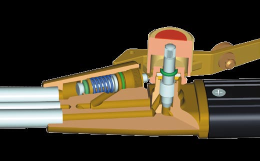 U N I V E R S Á L N Í Ř E Z A C Í H O Ř Á K řezání nízkouhlíkových ocelí tloušťky 3-500 mm v kombinaci s řezacími, drážkovacími, šrotovacími či speciálními hubicemi délka hořáku 470, 875 nebo 1105 mm