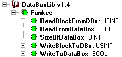 4 GLOBÁLNÍ PROMĚNNÉ V knihovně DataBoxLib jsou definovány následující globální proměnné.
