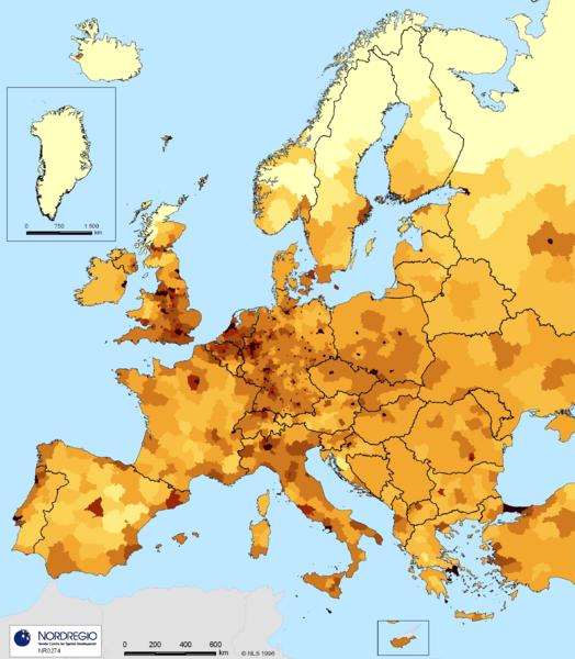 Obyvatelstvo hustota zalidnění Norsko Švédsko Finsko Počet