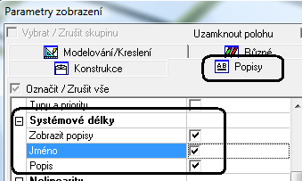 - pro celou konstrukci nebo vybranou část konstrukce (obr.4). obr.