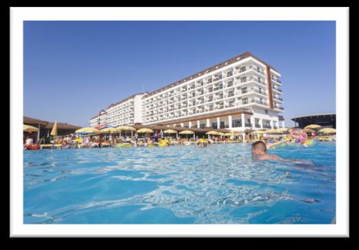 EFTALIA SPLASH RESORT NNNNN 7 sladkovodních bazénů (z toho 3 dětské) aqupark s 5 vodními skluzavkami snack bar u bazénu