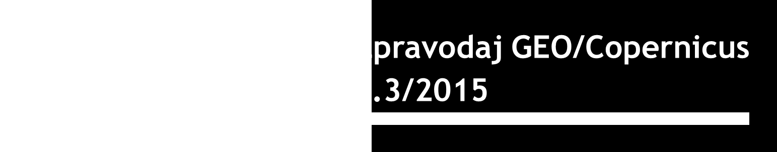 Vážení čtenáři, podzimní číslo zpravodaje GEO/Copernicus se nese ve znamení Sentinelu 2 družice, která byla na oběžnou dráhu vypuštěna letos v červnu, dokončuje svou fázi uvedení do provozu a v