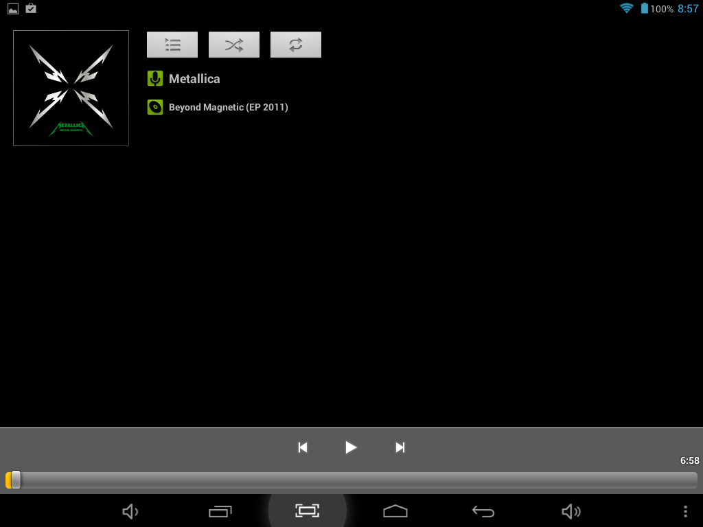 2 A tablet támogatja a különböző videó formátumokat. 7.3 Ha szeretné gyorsan előre/hátra tekerni a videót, nyomja meg a lejátszási listát. 7.4 megnyomásával állítsa be a videó lejátszót.
