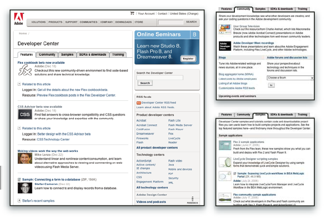 INCOPY CS3 10 Kromě ukázek kódu a výukových lekcí tam najdete také kanály RSS, online semináře, vývojové kity SDK, průvodce skriptováním a další technické materiály.