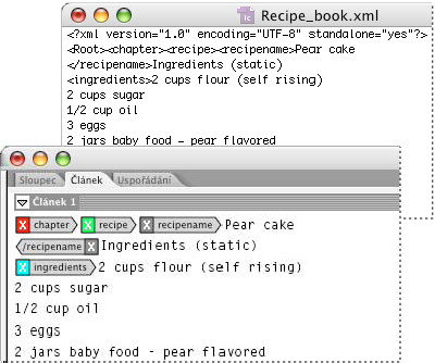 INCOPY CS3 221 Dokument InCopy formátovaný tagy XML Další informace o používání XML v InDesignu viz www.adobe.com/go/learn_id_xmlscript_cz.