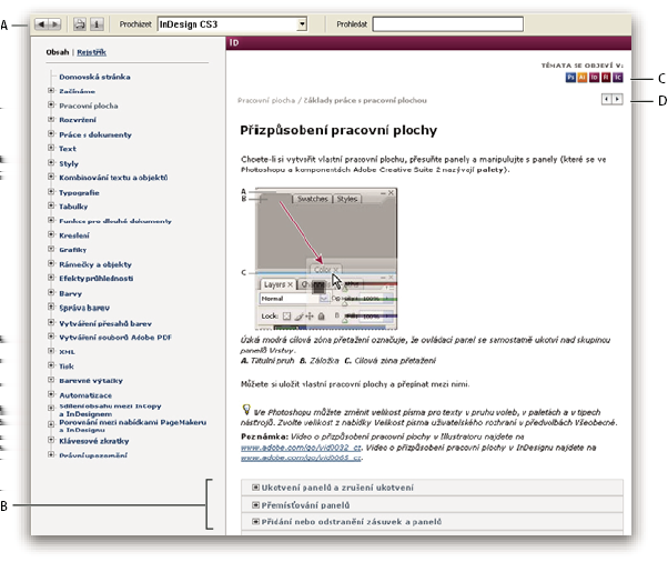 INCOPY CS3 3 Tištěná dokumentace Tištěná vydání nápovědy v produktu je možné zakoupit v online obchodě Adobe Store na adrese www.adobe.com/go/store_cz.