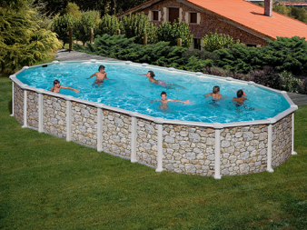 Bazény Iraklion Nadzemní bazény Gre Iraklion vynikají jednoduchou montáží, což je společně s dlouhou životností a důrazem na kvalitu posunulo mezi velmi oblíbené bazény.