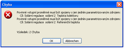 Funkční datové objekty / UVR16x2 Funkce Nastavení parametrů po dvojitém klinutí myši.