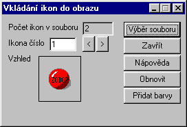 ZODOP 111 47.1 Počet ikon v souboru Počet ikon ve zvoleném souboru. 47.2 Ikona číslo Pořadí ikony ve zvoleném souboru.