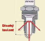 Zapalovací svíčka musí o pár milimetrů zasahovat do tohoto prostoru, kvůli tomu aby čerstvá směs neměla problém se vznícením. Obr.