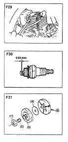 nastartování. ÚDRŽBA PO KAŽDÉM POUŽITÍ 1. Vzduchový filtr Piliny z povrchu filtru odstraníte oklepáním filtru. Nečistotu z mřížek odstraníte rozebráním filtru.