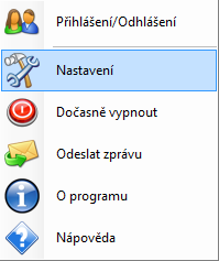 2.2. Nastavení aplikace SimStream Pro zjednodušení procesu přihlašování osob zejména u počítačů, které jsou používány zcela či většinou pouze jedním členem domácnosti je možné změnit základní