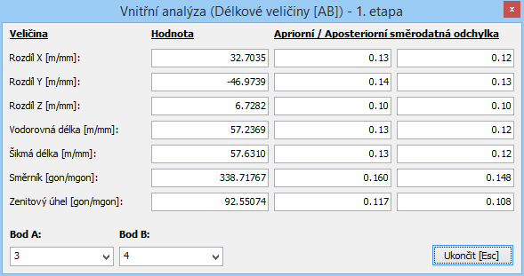 7.2.3 [Protokol] Zobrazí textový protokol (Obr. 12) s informacemi o připojené geodetické síti, jehož přesný obsah lze sestavit v nastavení [XX-Protokol ] (část A, resp.