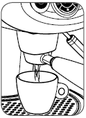 obrázek), promyjte ji, naplňte ji studenou vodou (5. obrázek) a vraťte ji na místo (6. obrázek). Ujistěte se, že správně sedí (3. obrázek). Zapojte kabel přístroje do zásuvky.