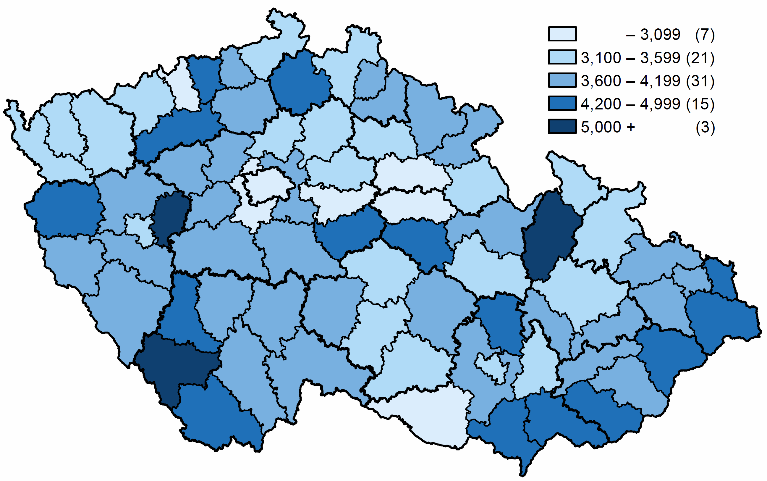 1. Průměrné procento pracovní neschopnosti 2.