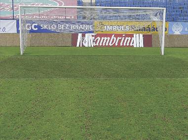 Te p lice 0 dobrá výskyt lipnice roční nad 70 % hloubka kořenů 8-10 cm pokryvnost nad 9 % plocha brankovišť nepoškozená Kvalita hrací plochy doznala za