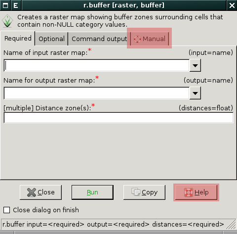 2.5.1 Nápověda k modulům Nápověda systému GRASS je dostupná z menu Help GRASS help. Obrázek 2.46: Nápověda systému GRASS v okně webového prohlížeče.