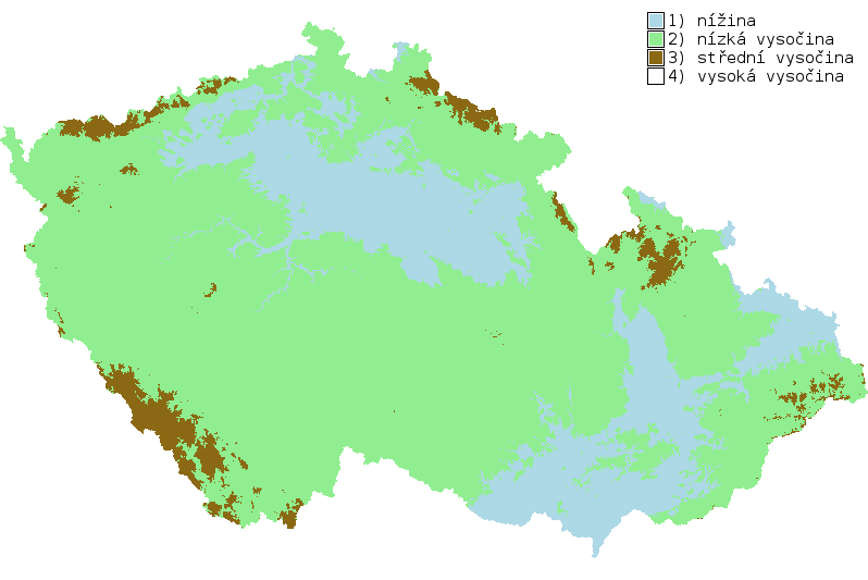 Obrázek 5.41: Příklad nastavení tabulky barev pomocí modulu r.colors. Obrázek 5.