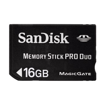 7. SanDisk MemoryStick PRO DUO Získejte více paměti s digitálním fotoaparátem pro vaši rodinu videa a obrázky s 32GB SanDisk Memory Stick PRO Duo Card.