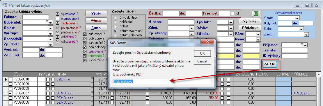 47 Novinková dokumentace Soft-4-Sale G5.44A Elektronický přenos pohledávek do KB - "mojebanka" KB zavedla elektronické zpracování pohledávek.