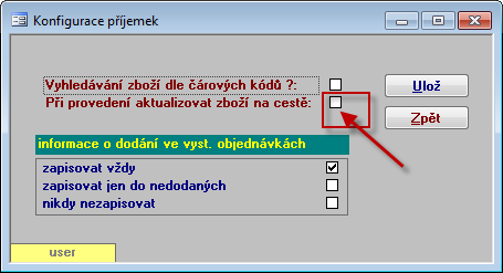 Sklad 8 56 Sklad Množství na převodkách Množství na převodkách - při zadávání nových řádků do převodky se po uložení řádku zapíše do množství všechno, co je momentálně skladem!