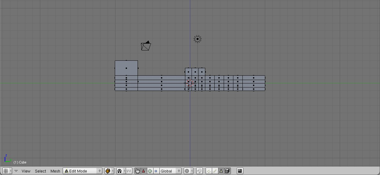 Aby se model přibližoval k cílovému stavu a autor mohl tento vývoj směřovat, jsou v tuto chvíli použity Subsurfs.